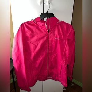 Pink Columbia rain jacket!